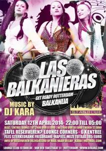 Las Balkanieras feat Dj Kara u Rotterdam (NL)