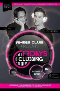 Ambis Friday’s Clubbing u Düsseldorf (DE)